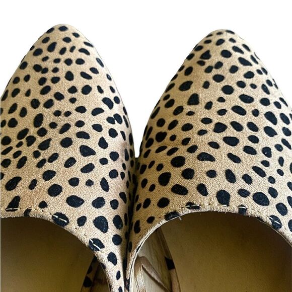 Matisse Cheetah Leopard Leather Mules Size 6 - Picture 3 of 6